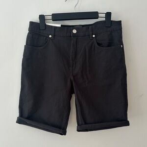 H&M Men's Slim Fit Cotton Knee Length Shorts